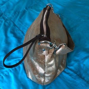 NEW Double Gilded Mink Leather Rough and Tumble Medium Duffle